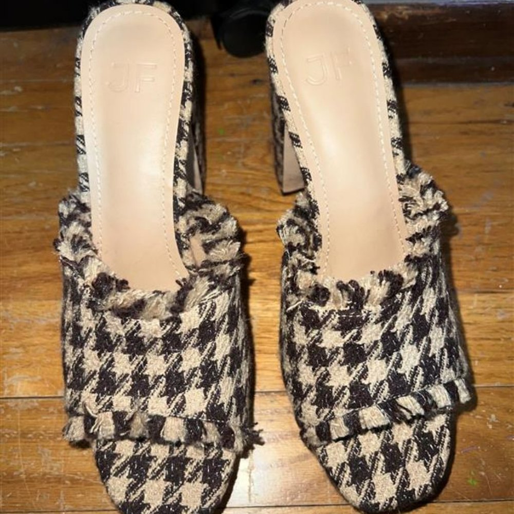 Houndstooth Heels